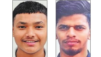 Bhavin Desai, 18, and Prabhakar Dhivar, 25, were found dead inside a public toilet. (HT PRINT) Bhavin Desai, 18, and Prabhakar Dhivar, 25, were found dead inside a public toilet. (HT PRINT)