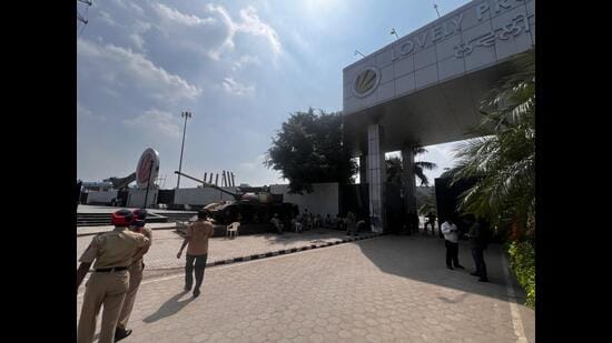 A masked mob vandalised university property, set campus buildings ablaze, and torched police vehicles. (HT File)
