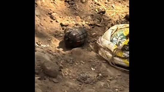 A police team, including the Nalagarh superintendent of police, Baddi, Vinod Dhiman, reached the spot and cordoned off the area after evacuating houses within a 50-70 m radius where the grenade was found.