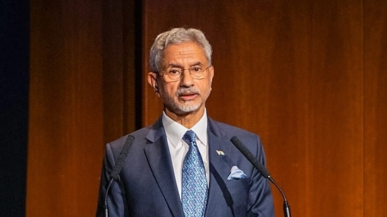  External Affairs Minister S. Jaishankar speaks at the Asia Society after the United Nations General Assembly's high-level week, in New York on Monday.