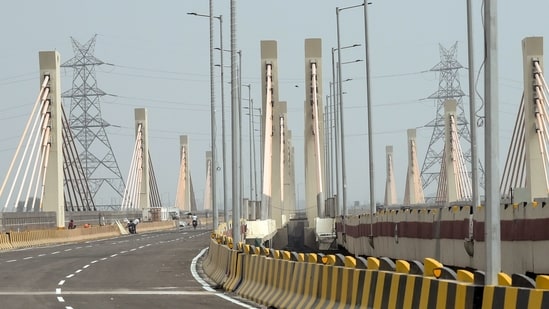 A view of the Barapullah Phase-3 elevated corridor that will be inaugurated on September 29, 2026. (ANI Photo)