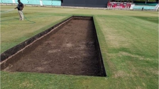 South Africa's exchangeable pitch system would have its implications in World Cup 2027. (X Images)