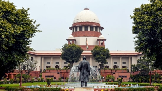 A view of the Supreme Court of India (SCI) building, in New Delhi 