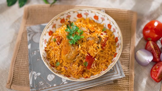 Chef Ranveer Brar's chicken pulao recipe takes approximately 45 minutes to make. 