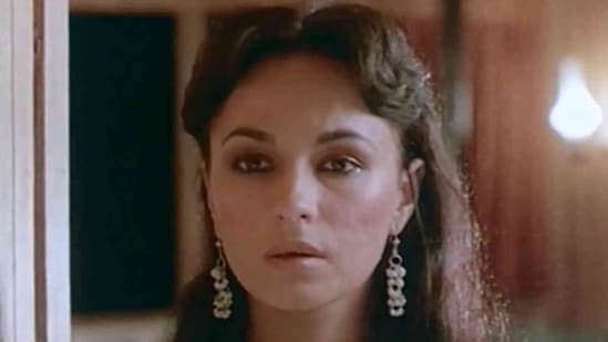 Soni Razdan in a still from the 1986 crime thriller Khamosh.
