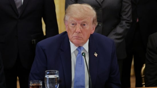 Trump hosts a luncheon for tech leaders in the East Room of the White House in Washington on September 29. (REUTERS)