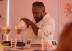 A coffee omakase experience led by AJ (Ajit Joshi) at Caarabi Coffee Roasters, Saket