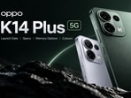 With a 1.5K AMOLED 144Hz display, a 50MP OIS camera, a 8000 mAh battery and IP69K protection, the new OPPO K14 Plus is made for buyers wanting a phone costing under  <span class='webrupee'>₹</span>30,000 that’s smooth, reliable and worth every rupee.
