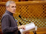 Jammu and Kashmir Chief Minister Omar Abdullah speaks in the assembly during the ongoing autumn session, in Srinagar on Tuesday. (ANI)