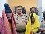 Accused Muskan Rastogi and Sahil Shukla.
