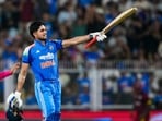 Shubman Gill has gone past 150 against West Inidies in the second ODI. Shubman Gill has gone past 150 against West Inidies in the second ODI.