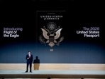 Marco Rubio, US secretary of state, during the launch of America.gov in Washington, DC, US, on Tuesday, Sept. 29, 2026. The new website is designed to help Americans access federal information and resources currently spread among numerous agencies. Photographer: Daniel Heuer/Bloomberg