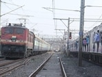 WR uses long-distance track for locals to bypass ‘Thambivali’ halt. (PIC FOR REPRESENTATION)