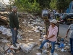 iMumbai, India - September 29, 2026: Footpah issues at IRB road , citizen audit, Chandivali Andheri East in mumbai, India, on Tuesday, September 29, 2026. (Photo by Satish Bate/ Hindustan Times) (Hindustan Times)