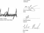 “President of the United States” was misspelled as “President of the Unites States.”