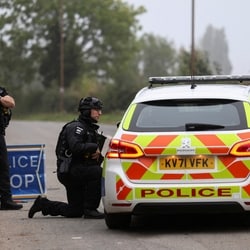 The investigation into a suspected terror plot near a British airbase used by US forces to strike Iran was mired in confusion after reports suggested that no explosives were found in vehicles seized at the site of the incident.