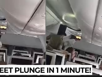 Flydubai horror: Passengers scream as jet plunges 17,000 feet in 1 minute, pilot stabbed mid-flight