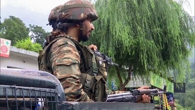 Lashkar-e-Taiba (LeT) terrorist Mohammad Asif, alias ‘Hashim Moosa’ was killed in an encounter with security forces in Jammu and Kashmir’s Budgam district. (ANI ) Lashkar-e-Taiba (LeT) terrorist Mohammad Asif, alias ‘Hashim Moosa’ was killed in an encounter with security forces in Jammu and Kashmir’s Budgam district. (ANI )