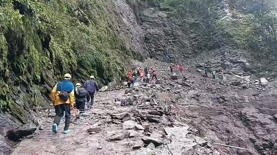 The group had set out on the Kedarnath-Vasukital trek on September 25, but contact with them has since been lost. (Representational Image) (ANI Video Grab) The group had set out on the Kedarnath-Vasukital trek on September 25, but contact with them has since been lost. (Representational Image) (ANI Video Grab)