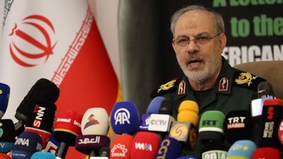 IRGC spokesperson Hossein Mohebbi (via REUTERS)