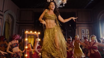 Jailer 2 song Bindaas: Nora Fatehi in a still from the Anirudh Ravichander song. Jailer 2 song Bindaas: Nora Fatehi in a still from the Anirudh Ravichander song.