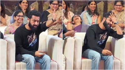 Jr NTR Varanasi: వారణాసి మూవీ పేరు వినగానే తల పట్టుకున్న తారక్.. వెనుక రాజమౌళి భార్య రియాక్షన్ చూశారా? Jr NTR Varanasi: వారణాసి మూవీ పేరు వినగానే తల పట్టుకున్న తారక్.. వెనుక రాజమౌళి భార్య రియాక్షన్ చూశారా?
