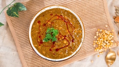 Ranveer Brar's chana dal masala recipe takes approximately 35 minutes to make. 