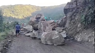 The public works department (PWD) alone had suffered losses of around ₹2,500 crore, while the jal shakti department reported damage of approximately ₹385 crore. (HT File) The public works department (PWD) alone had suffered losses of around ₹2,500 crore, while the jal shakti department reported damage of approximately ₹385 crore. (HT File)