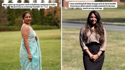 The founder, who left her life in the US to work in India. 