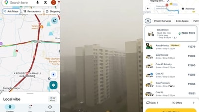 #BangaloreRains has taken over X. (X/@slimsadhu; @AnishPathak_; @chandlerpeeing)
