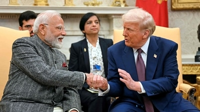PM Modi says he held a productive conversation with President Trump. (File Photo/AFP)