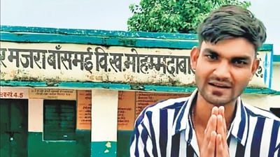 The petitioner said the video highlighted water accumulation in the school, which left children without sitting space and led to holidays. (Instagram@Gaurav bharti) The petitioner said the video highlighted water accumulation in the school, which left children without sitting space and led to holidays. (Instagram@Gaurav bharti)