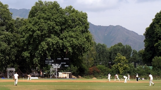 Sher-i-Kashmir stadium, Srinagar. (HT Archive)