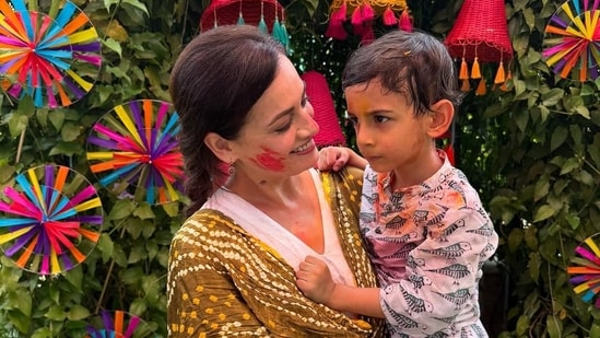 Dia Mirza talks about teaching her son not to harm others.