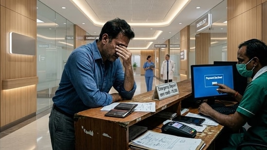 The man claimed that despite having a substantial investment, he realised he had only ₹18,000 in cash. (Representational image created using AI.)