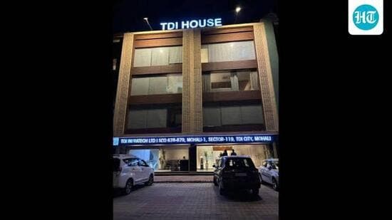 The raid at real estate developer TDI Infratech is reportedly linked to alleged irregularities in land compensation for the PR-6 project, connecting Sector 117 with the Banur-Landran road. (HT)