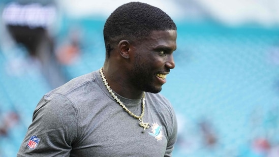Tyreek Hill has continued to be connected with a possible reunion with the Kansas City Chiefs. (Getty Images via AFP)