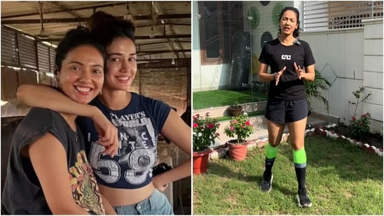 Khushboo Patani offers a push-up tutorial for women. (Instagram/@khushboo_patani)