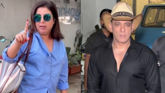 After Salman Khan, Farah Khan schooled photographers.