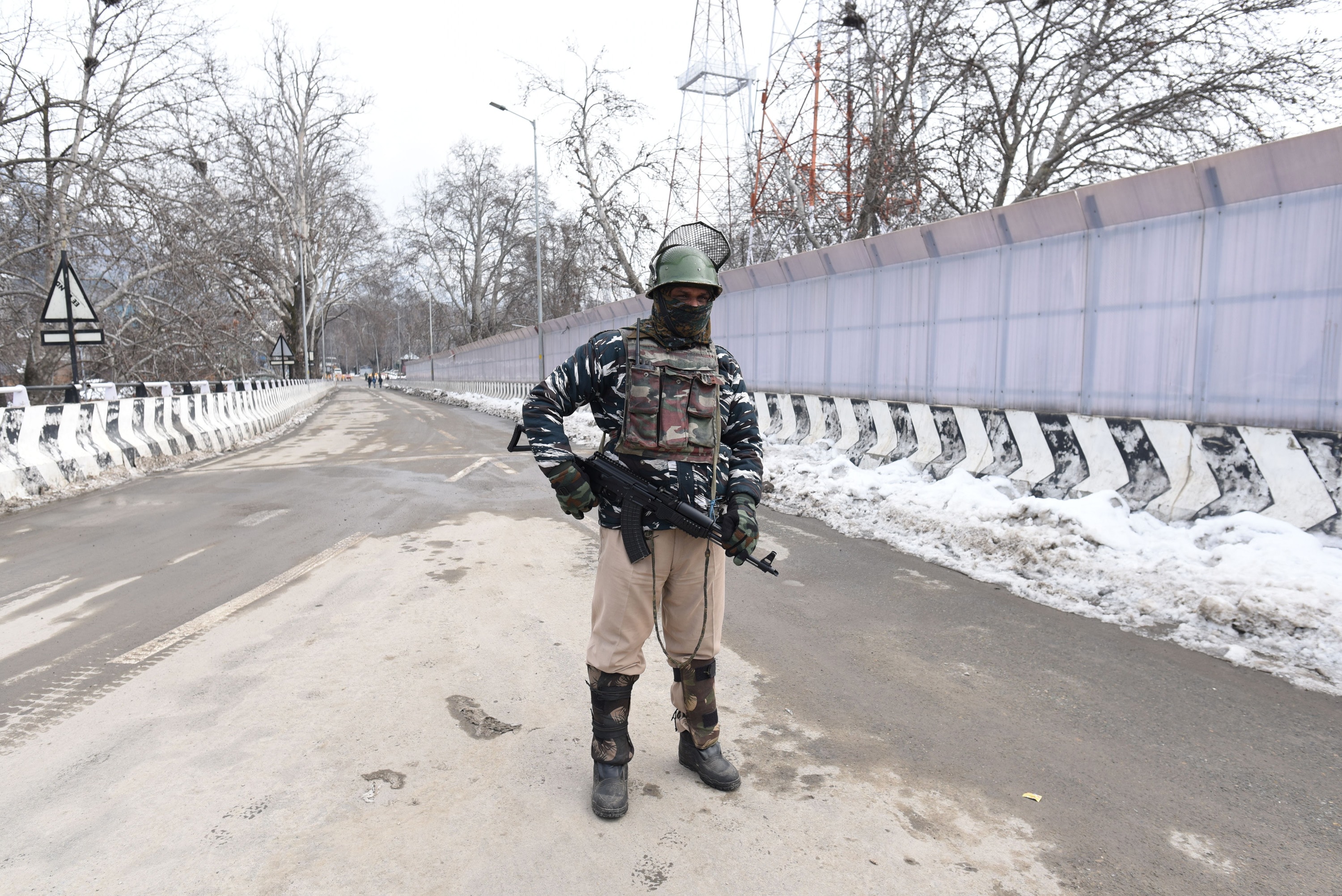 Security forces outside the Sher-i-Kashmir. (File image) Security forces outside the Sher-i-Kashmir. (File image)