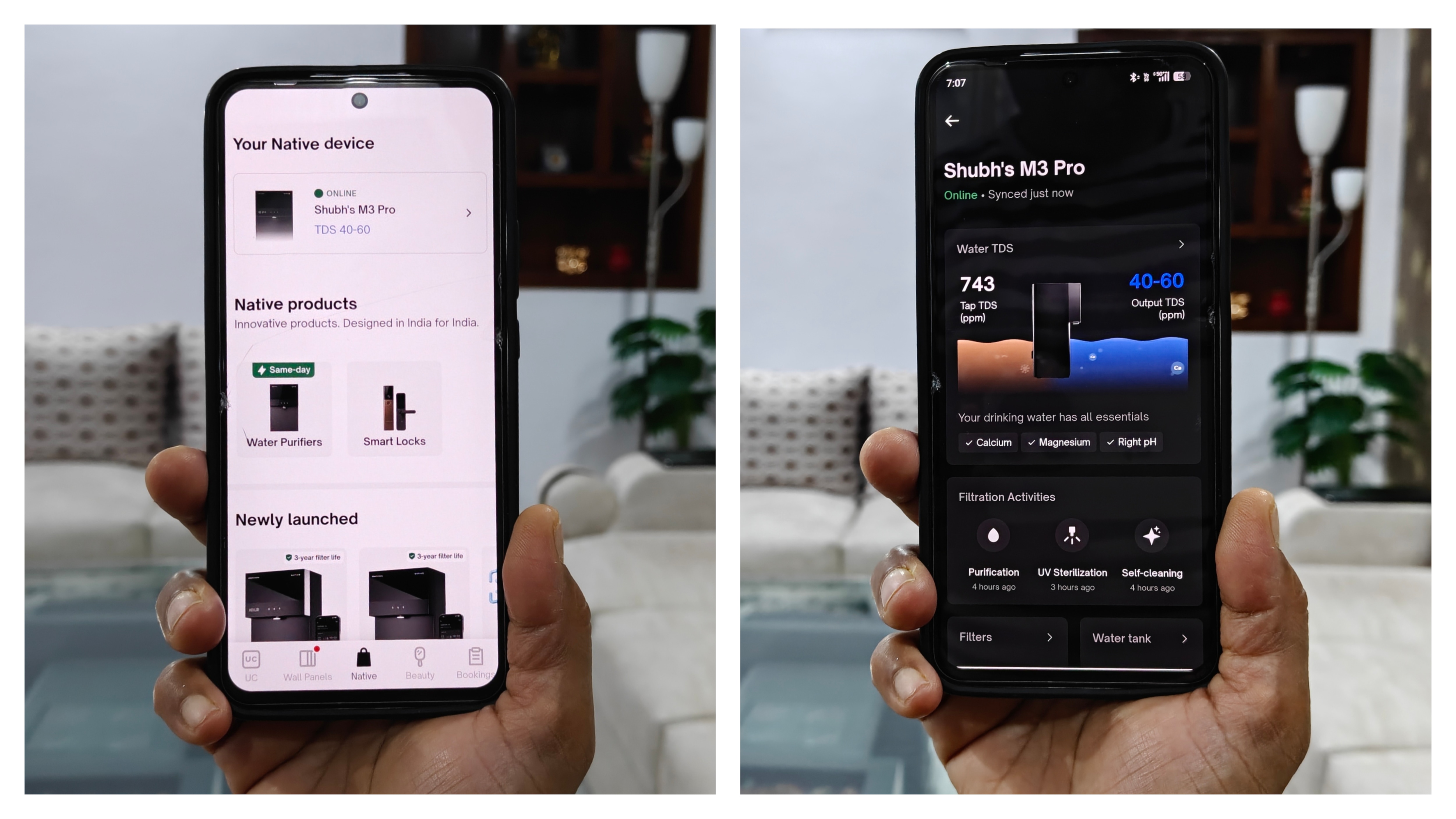 The app offers useful insights, but its limited controls make the smart experience feel unfinished. (Shubh Bhushan - Hindustan Times) The app offers useful insights, but its limited controls make the smart experience feel unfinished. (Shubh Bhushan - Hindustan Times)
