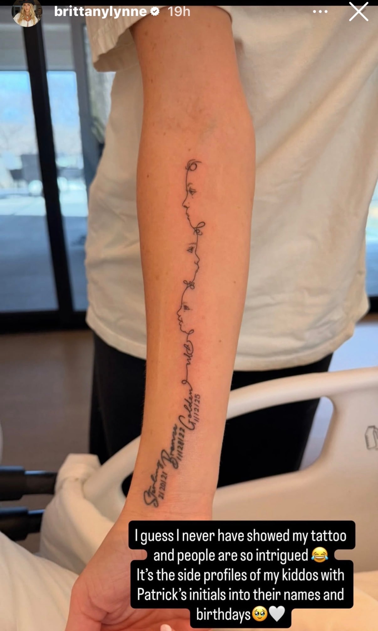 Patrick Mahomes' wife Brittany Mahomes tattoo (Brittany Mahomes/Instagram)