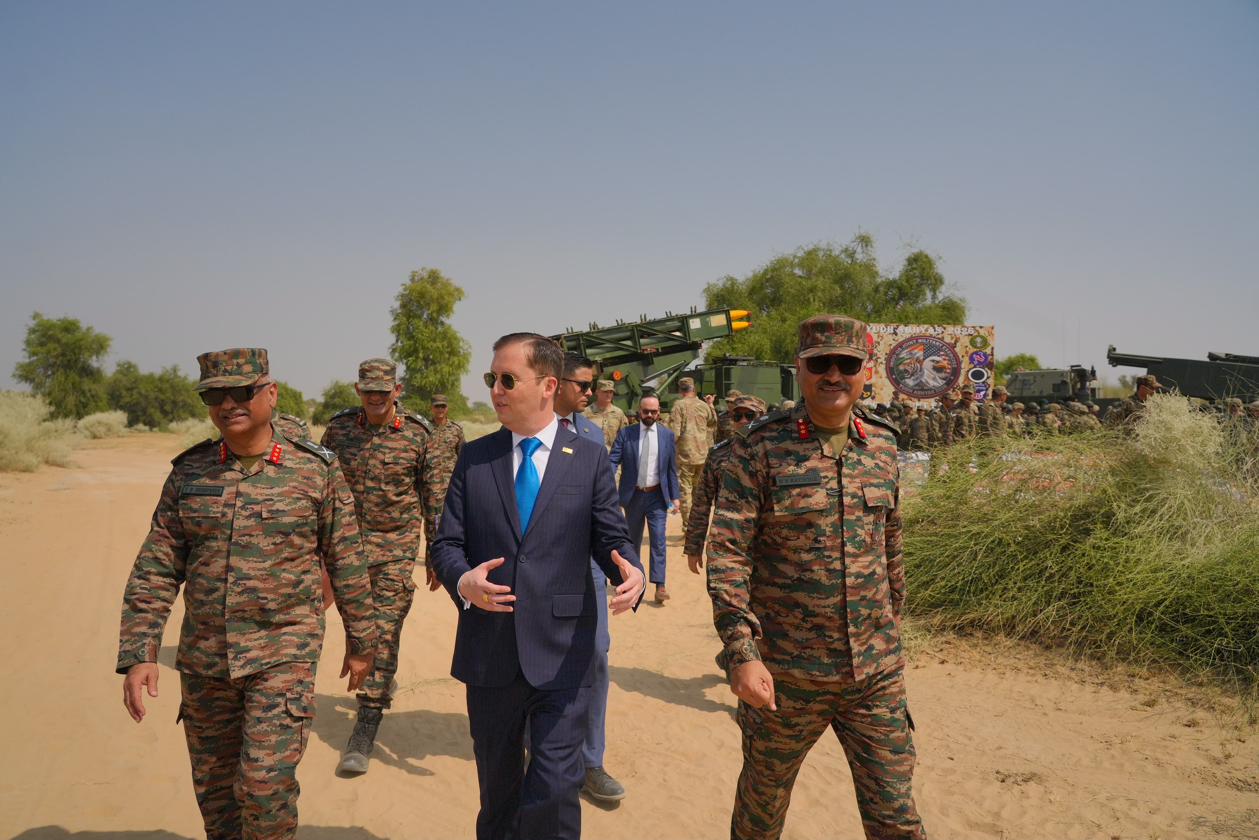 The exercise is also bringing together specialised American capabilities. The exercise is also bringing together specialised American capabilities.