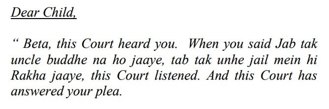 Beta, live your life: Judge’s post-script in POCSO case order touches hearts Beta, live your life: Judge’s post-script in POCSO case order touches hearts