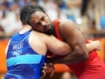 The 97kg wrestler lost 0-4 to Japan's Yuri Nakazato(AP Photo/Lee Jin-man)