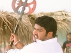 Jr NTR played the lead in SS Rajamouli's 2003 hit film Simhadri. 