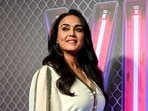 Preity Zinta during the trailer launch event of Vibe on September 2.