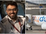 A passenger on a rerouted flydubai flight that was bound for Tel Aviv said one of the pilots tried to crash the plane and kill everyone on board, after both pilots were found to be wounded on landing in Saudi Arabia.