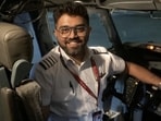 Indian pilot Smit Machchhar, who the leaders of Israel and India hailed as a hero for saving passengers. 