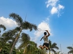 The India Meteorological Department (IMD) said the maximum temperature is expected to settle at 35 degrees Celsius. (HT photo)